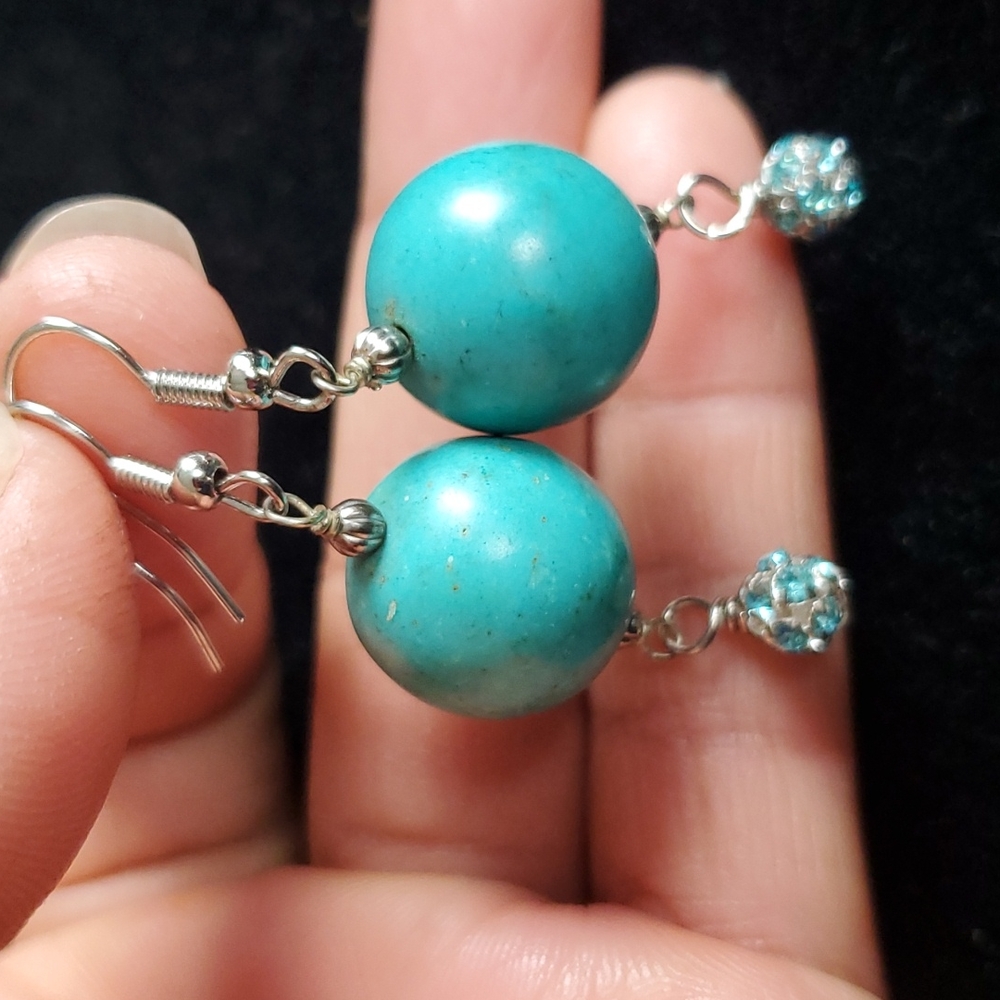 Turquoise Earrings.